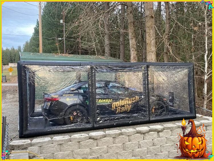 Inflatable Paint Booth - Luchtdichte stand opblaasbare spuitcabine voor autohoes
