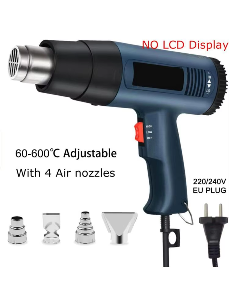 Heat Gun Paint Strip - Professionele 2000W Heteluchtpistool met regelbare temperatuur,
