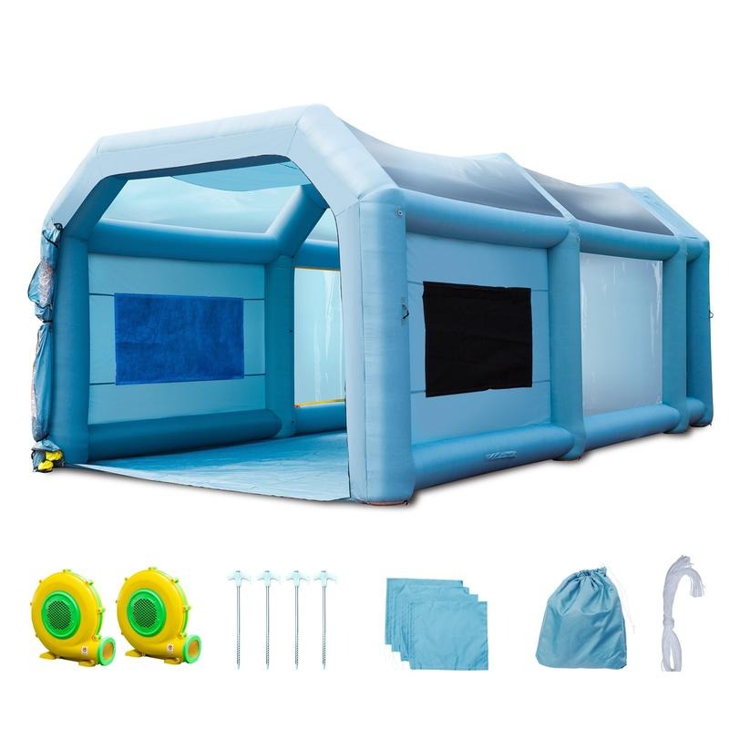 Inflatable Paint Booth - Opblaasbare spuitcabine, 23x13x8.5ft opblaasbare spuitcabine, krachtige