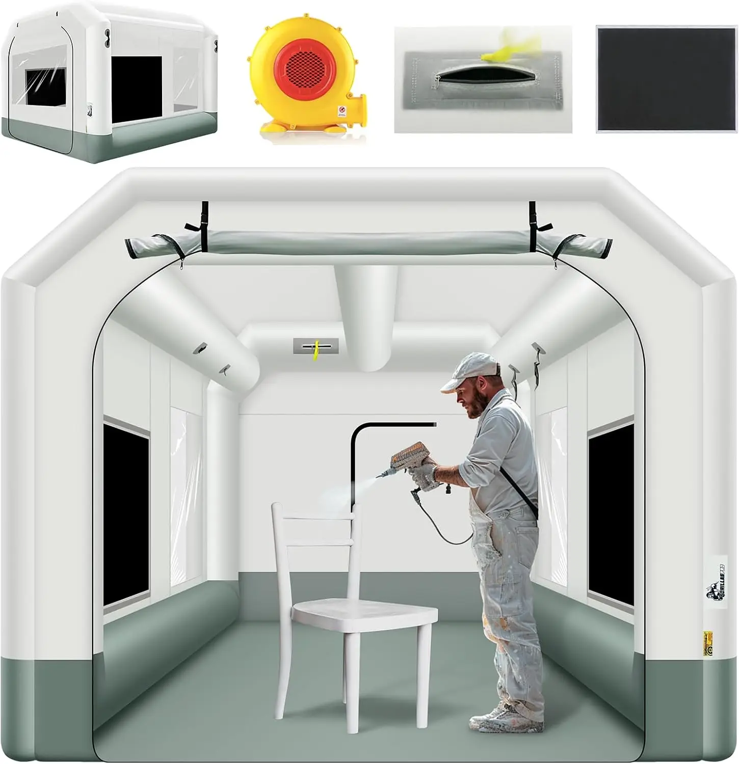 13x10x8Ft Opblaasbare Spuitcab - Inflatable Paint Booth recensie en prijs