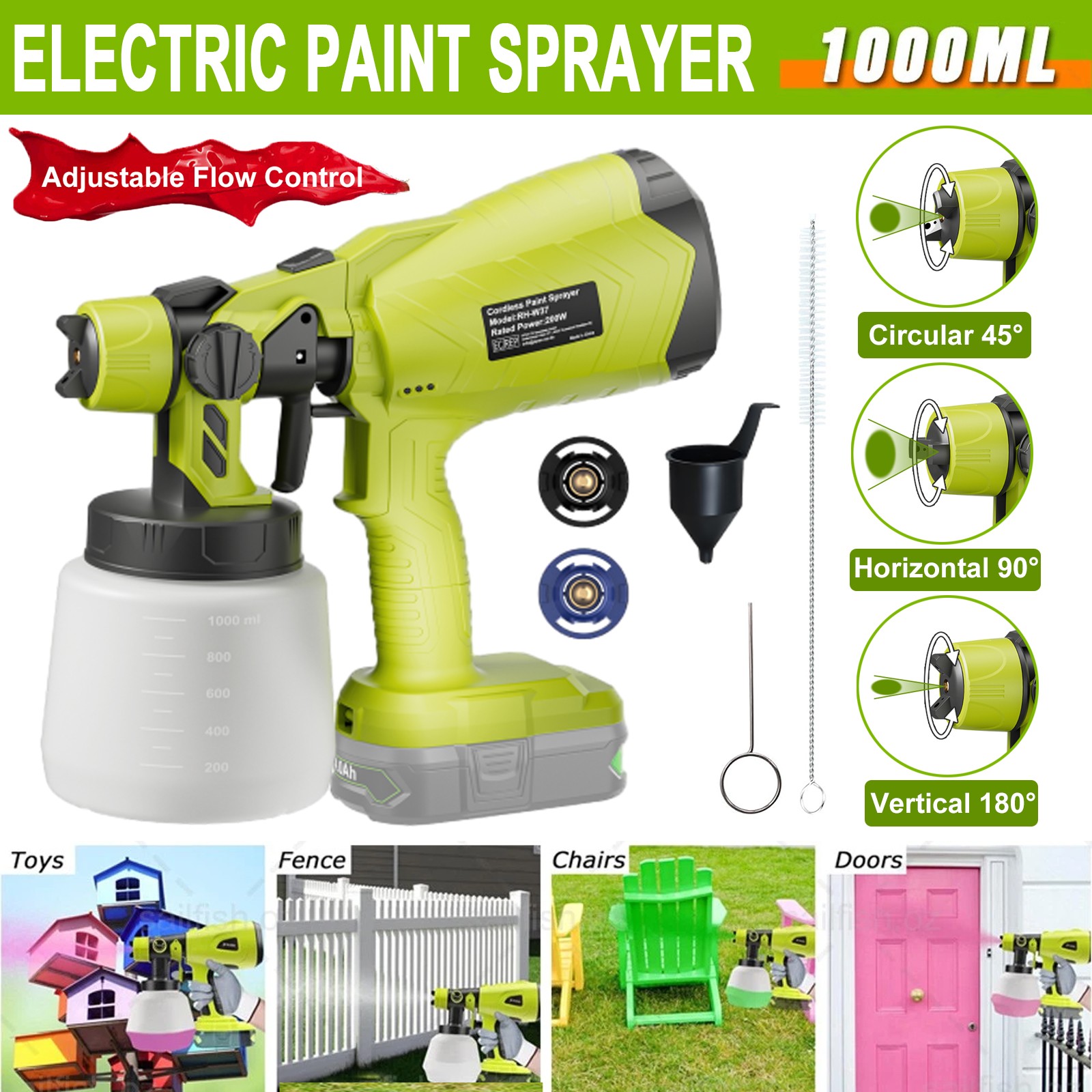 1000ML Draadloos Elektrisch Sp - Heat Gun Paint Strip recensie en prijs
