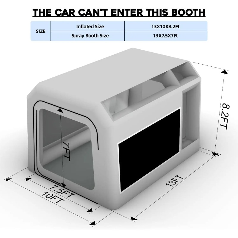 【Hot Sale】 Duurzaam voertuig o - Inflatable Paint Booth recensie en prijs